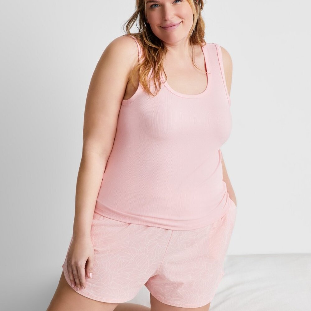 #988 State of Day Women's Printed Knit Sleep Shorts - Picture 7 of 7